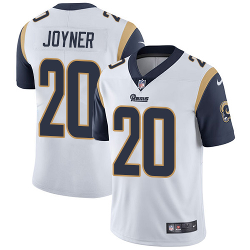 Nike Rams #20 Lamarcus Joyner White Men's Stitched NFL Vapor Untouchable Limited Jersey